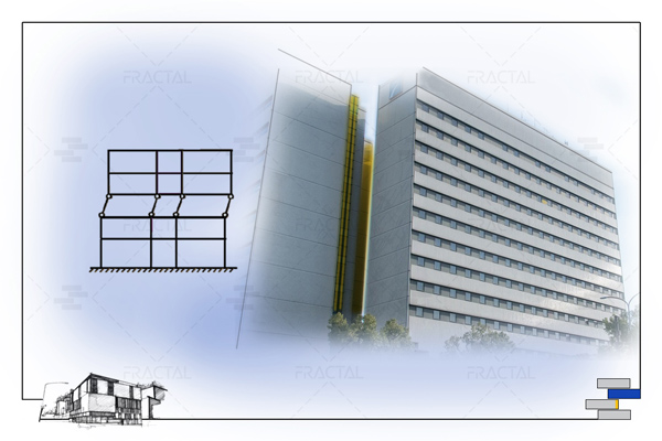  ایجاد طبقه نرم در سازه در طبقه بالایی - گروه ساختمانی فرکتال