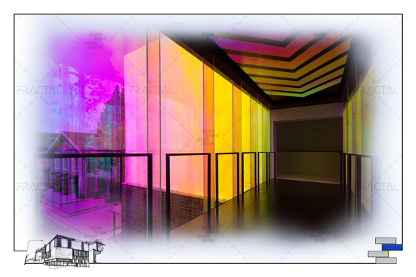 ترکیب رنگ در معماری - گروه ساختمانی فرکتال