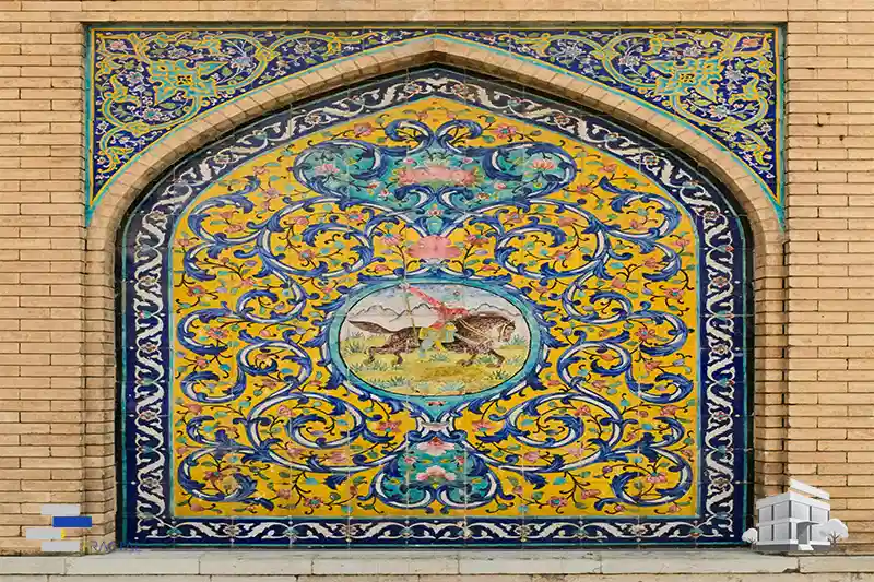 ترکیب رنگ‌ها در کاشی‌کاری ایرانی